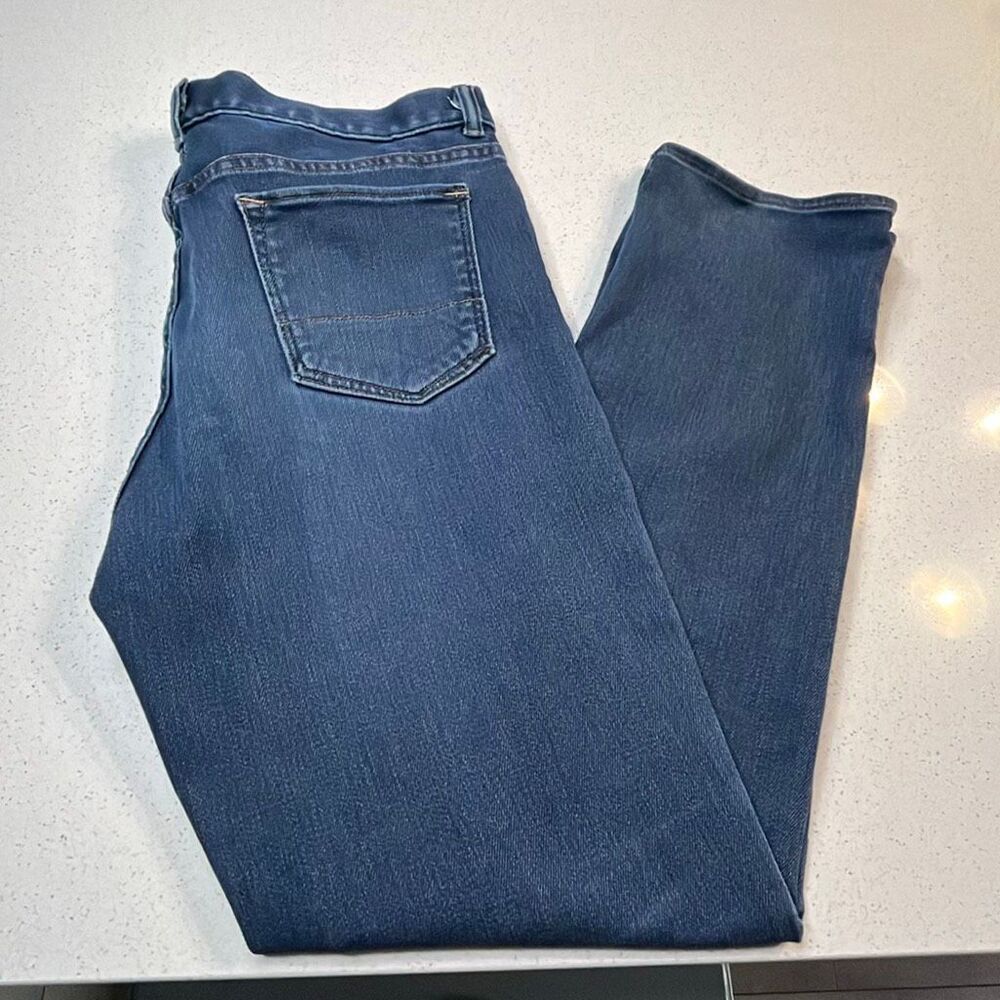 Banana Republic Traveler Jeans Men’s 35x32 Slim Travel Performance Stretch Blue